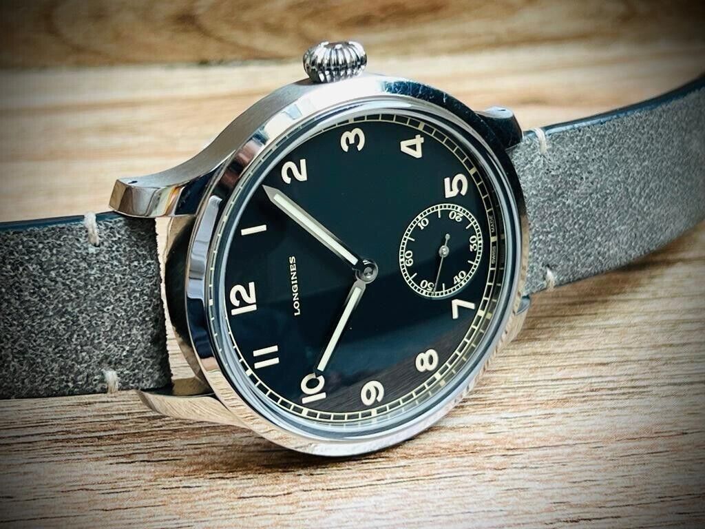 LONGINES Heritage Military L2.826.4.53.2 Men's Limited Edition With Box & Papers - Grab A Watch Co