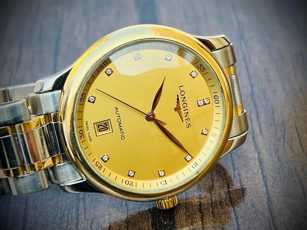 LONGINES Master Collection Diamond Dial Automatic Luxury Men’s Watch, Swiss Made - Grab A Watch Co