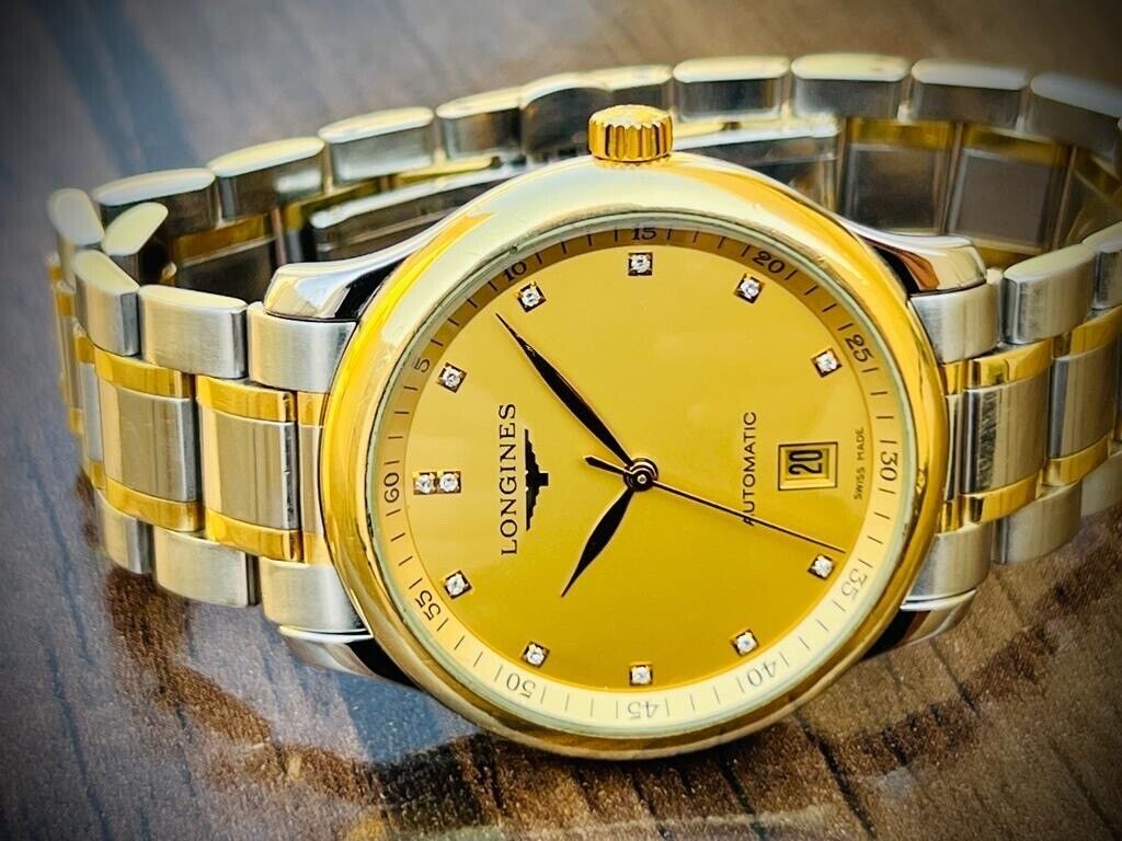 LONGINES Master Collection Diamond Dial Automatic Luxury Men’s Watch, Swiss Made - Grab A Watch Co
