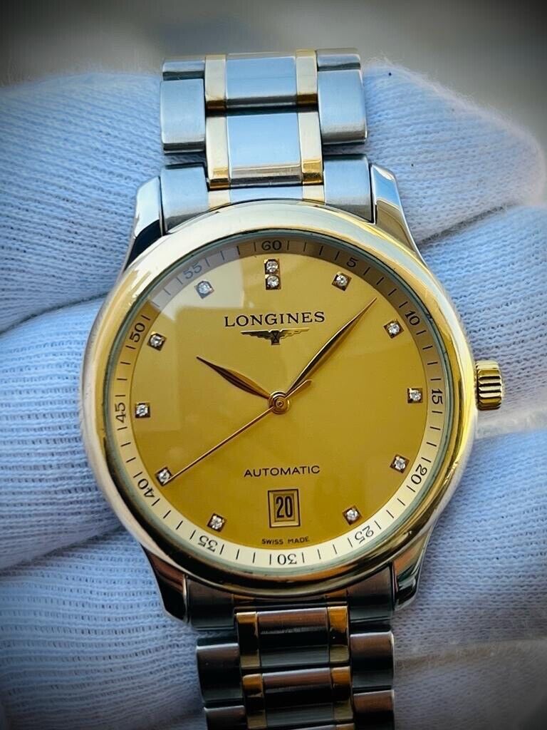 LONGINES Master Collection Diamond Dial Automatic Luxury Men’s Watch, Swiss Made - Grab A Watch Co