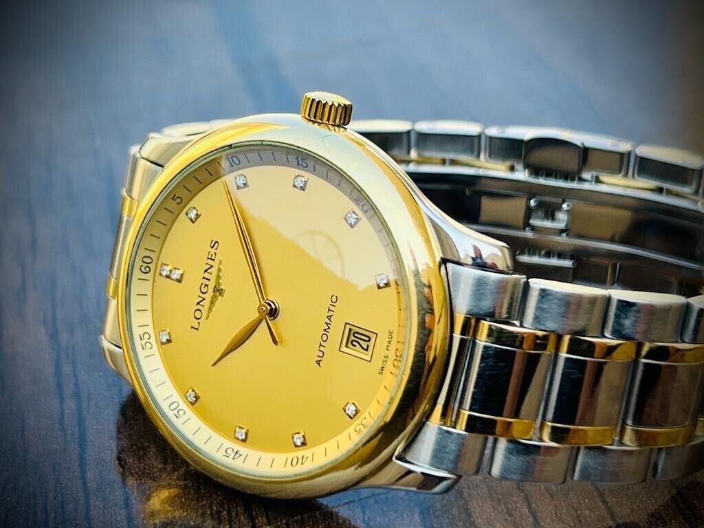 LONGINES Master Collection Diamond Dial Automatic Luxury Men’s Watch, Swiss Made - Grab A Watch Co