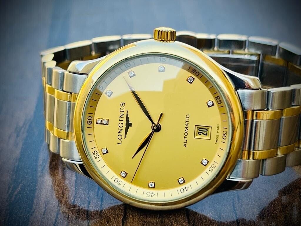 LONGINES Master Collection Diamond Dial Automatic Luxury Men’s Watch, Swiss Made - Grab A Watch Co