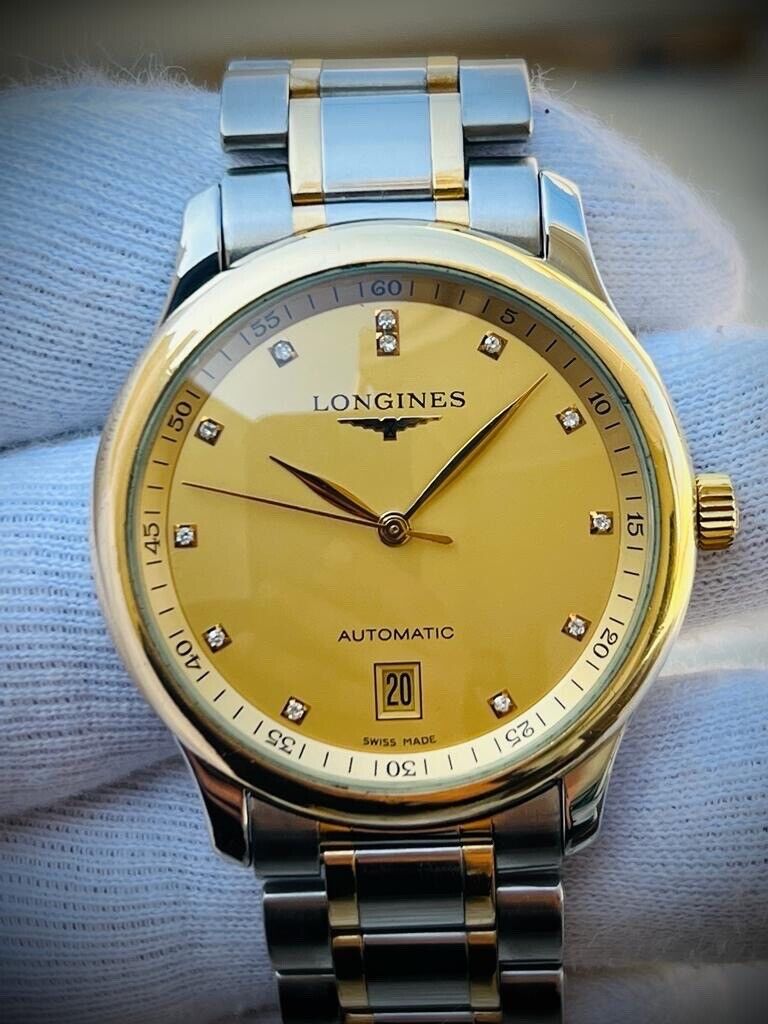 LONGINES Master Collection Diamond Dial Automatic Luxury Men’s Watch, Swiss Made - Grab A Watch Co