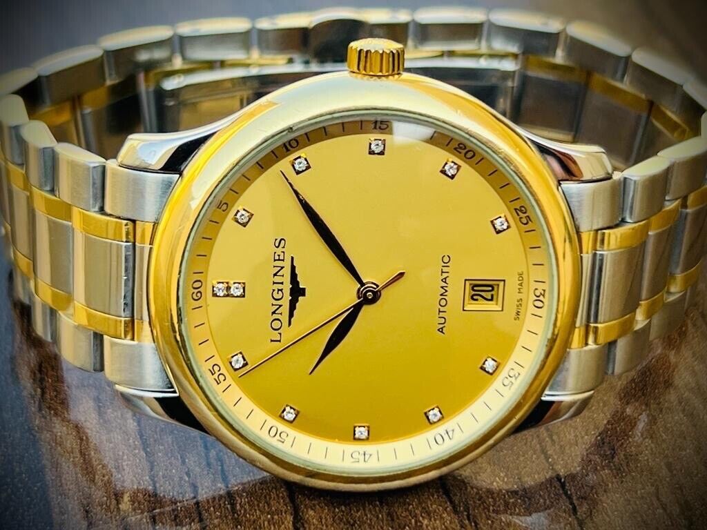 LONGINES Master Collection Diamond Dial Automatic Luxury Men’s Watch, Swiss Made - Grab A Watch Co