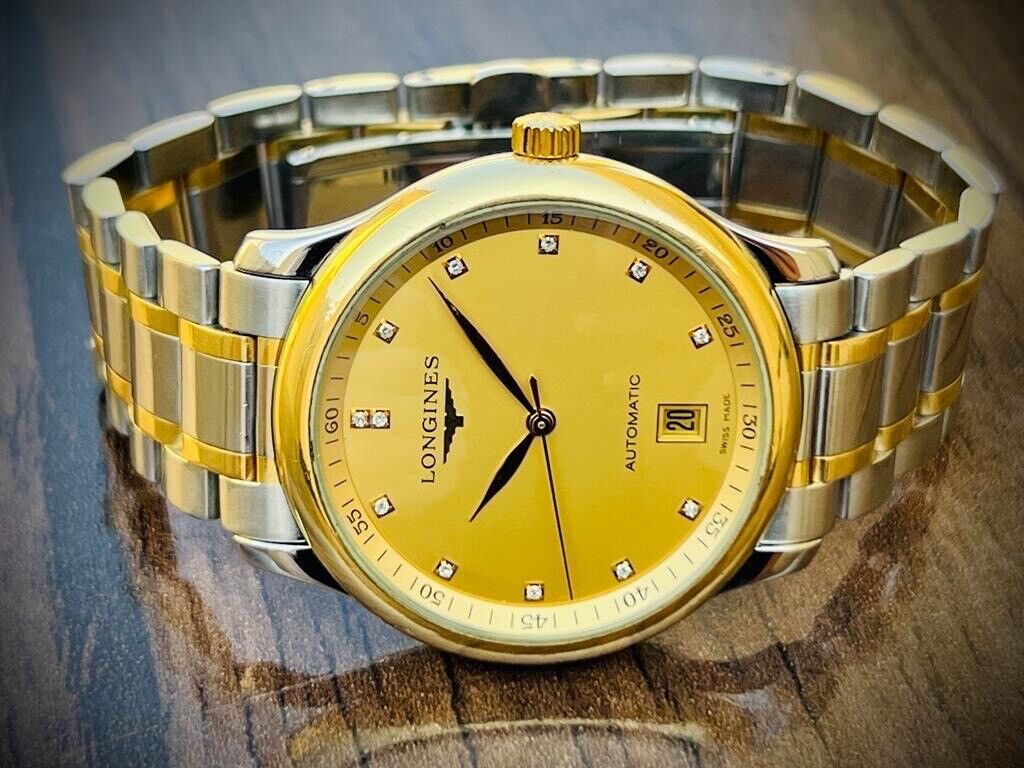 LONGINES Master Collection Diamond Dial Automatic Luxury Men’s Watch, Swiss Made - Grab A Watch Co