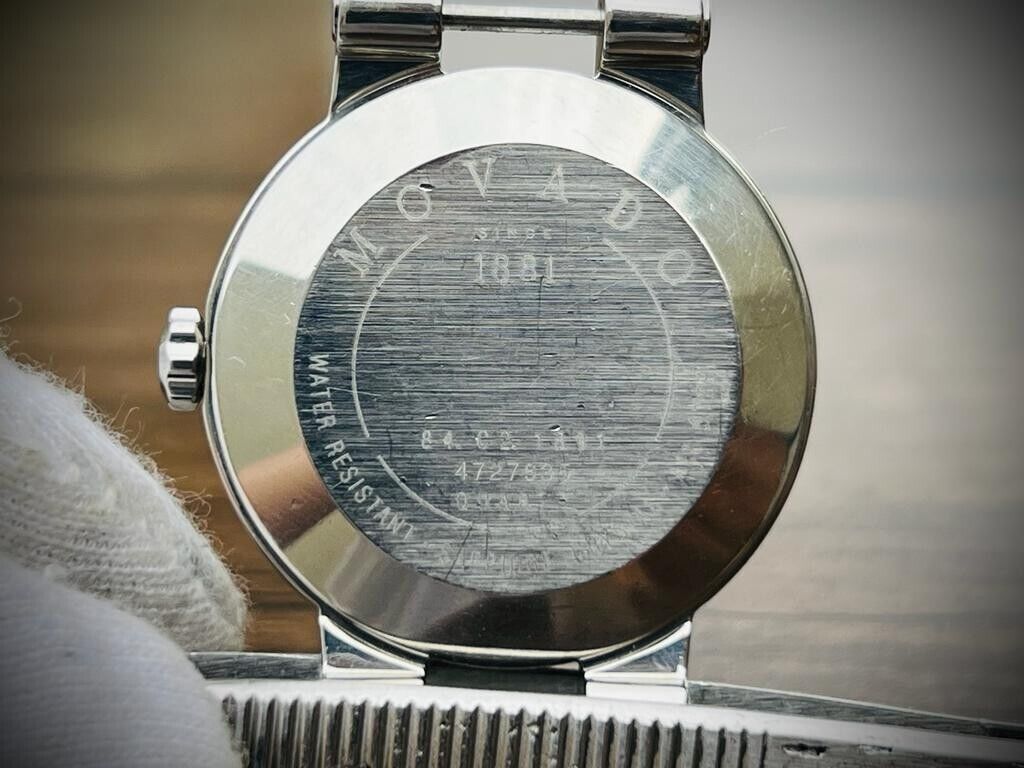 Movado Black VZO Quartz Watch 35mm Swiss made Perfect - Grab A Watch Co