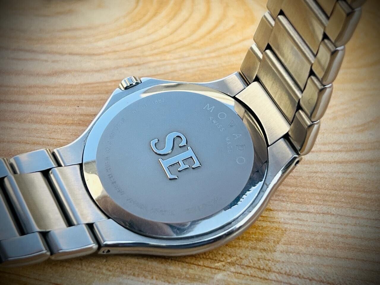 Movado S.E Sports Edition Quartz Mens Watch 40mm Swiss made , Perfect, 2/Tone - Grab A Watch Co