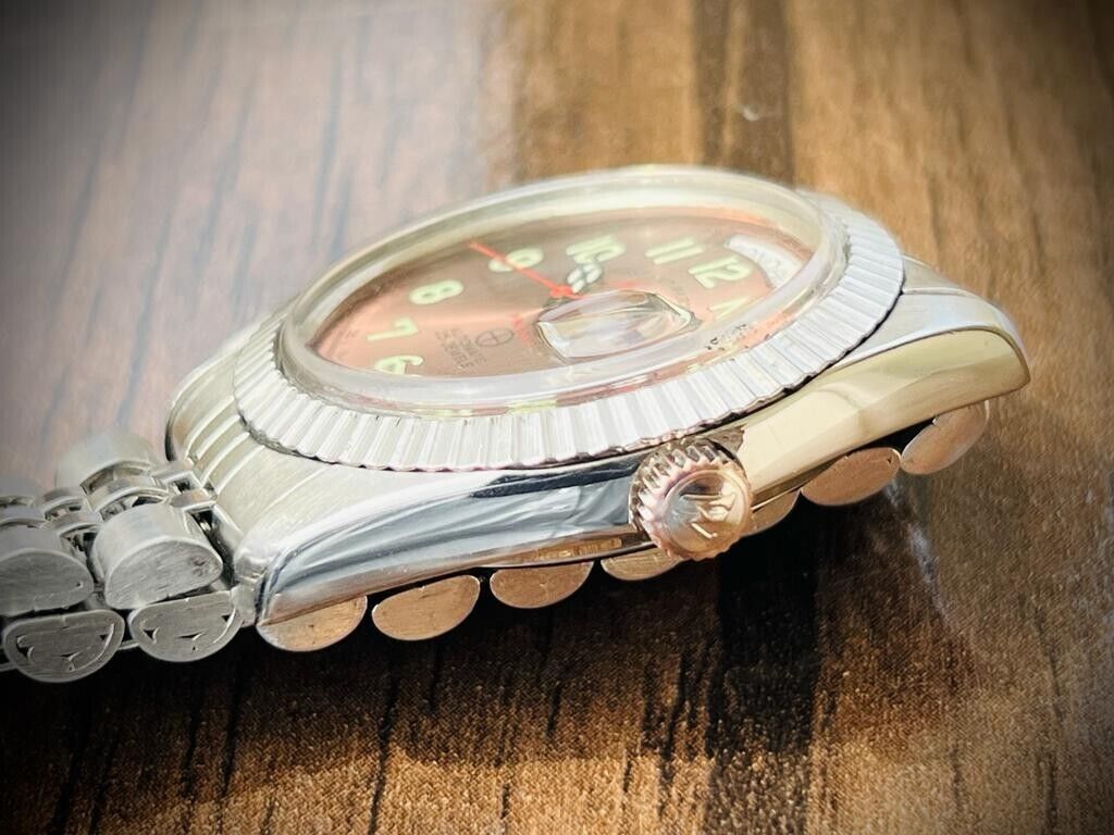 NOS West End Co President Jubilee 37mm Date, Automatic Mens Watch, Perfect - Grab A Watch Co