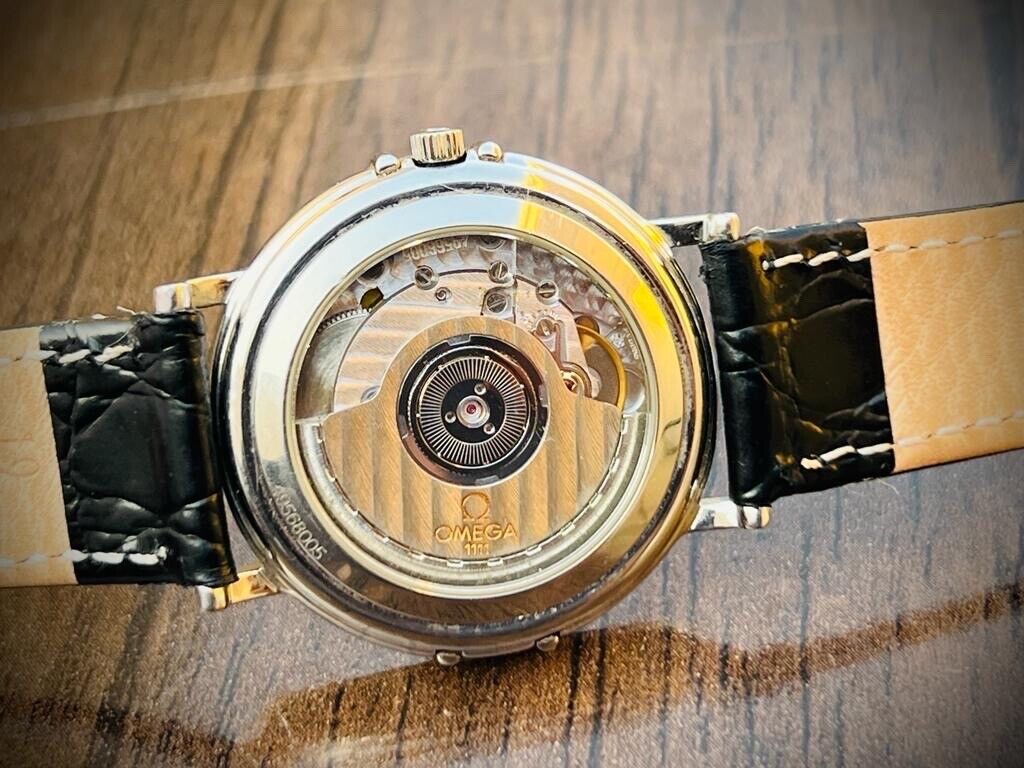Omega Constellation Chronometer Automatic Black Cal.1111 Roman Bezel Men’s Watch - Grab A Watch Co
