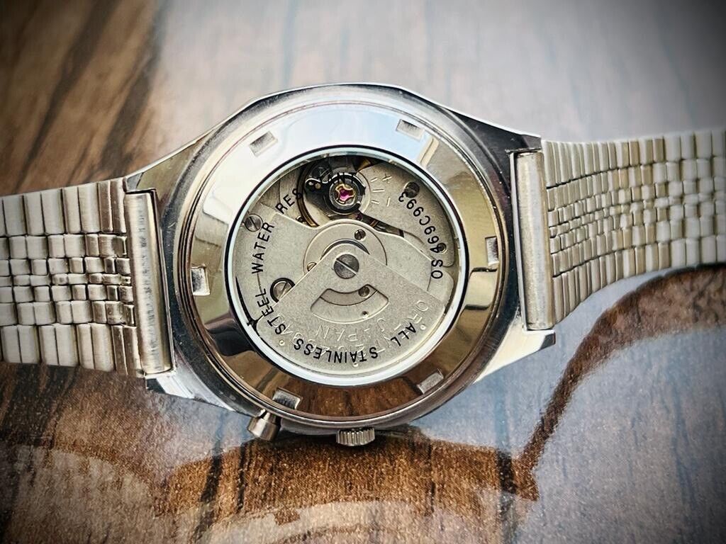 Orient 3 Star Crystal 21 Jewels Brown Dial, Perfect Mens Watch 35mm, Open Back - Grab A Watch Co