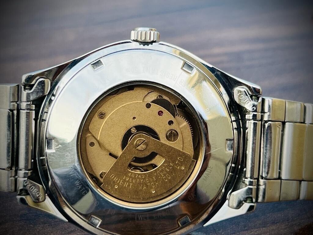 Orient Green Dial Automatic Mens Japan Watch 42mm, FER2C006F Discountinued Model - Grab A Watch Co