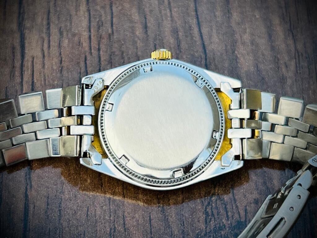 Orient President 100m Diamond Dial Jubilee Mens Watch Automatic 2/Tone 35mm - Grab A Watch Co