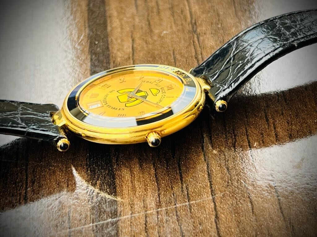 Rare Pierre Balmain Paris Jebal Ali Course Gifted Watch Quartz 35mm With Box - Grab A Watch Co