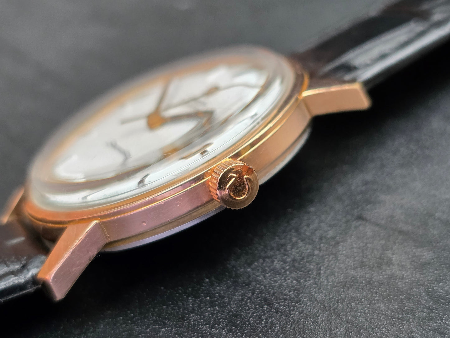 Vintage Omega Seamaster 166.002 Rose Gold Automatic Men's Watch, Cal.565