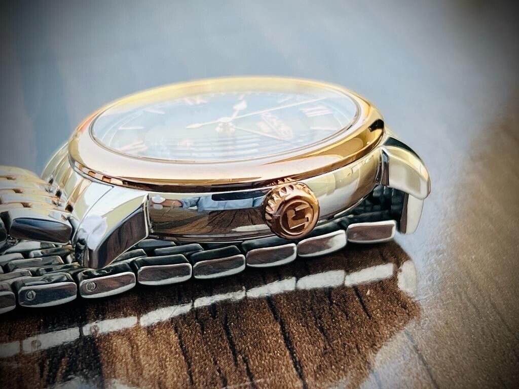 Roamer R-Matic Rare Mother Of Pearl Dial 41mm Rose Gold Mens Watch,Swiss - Grab A Watch Co