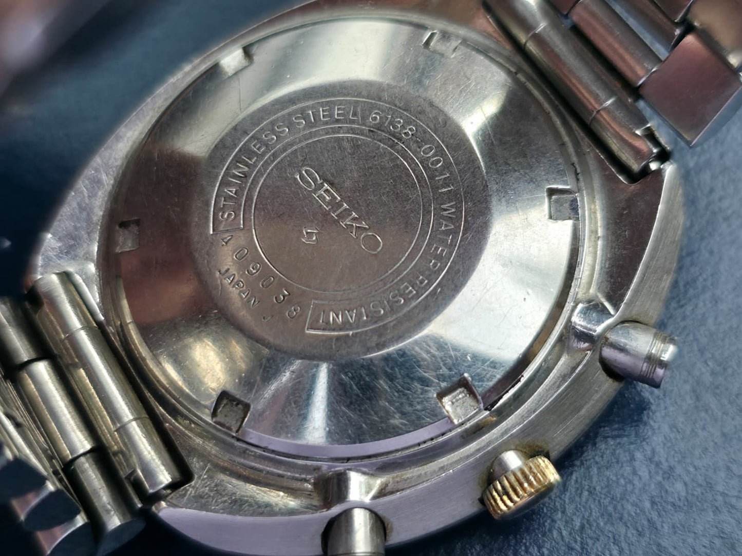 Vintage Seiko UFO Speed-Timer Chronograph 6138-0011 Automatic Men's Watch + Box