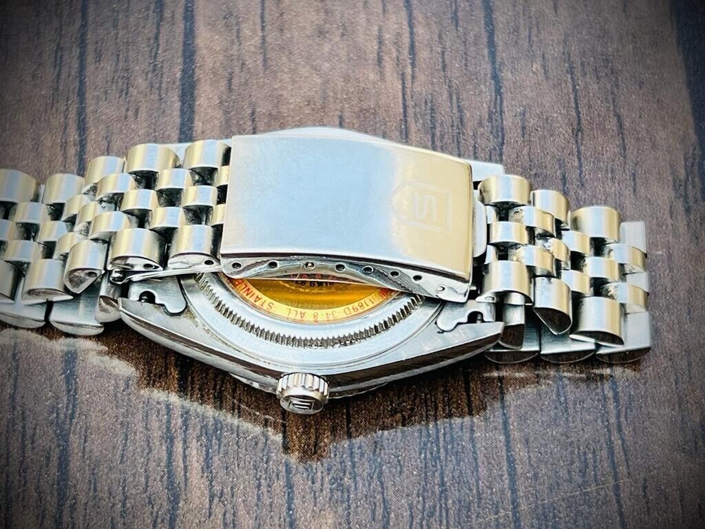 Sandoz President White Diamond Dial Automatic Gents Watch, 36mm Swiss Jubilee - Grab A Watch Co
