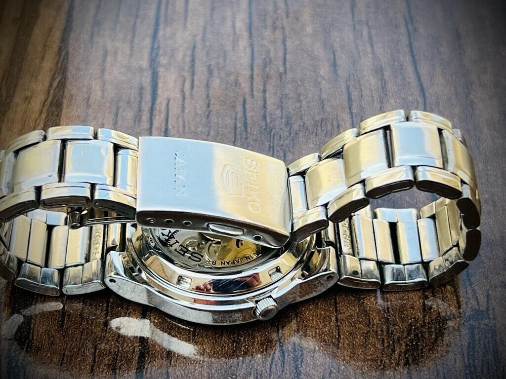 Seiko 5 Automatic 21 Jewels Black Dial, 7S26-00x0 36mm Men’s Watch - Grab A Watch Co