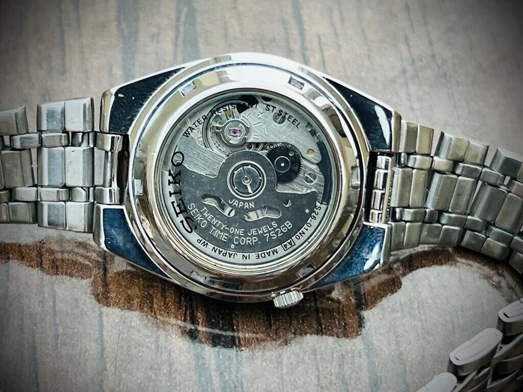 Seiko 5 Automatic 21 Jewels Black Dial, 7S26-01N0 35mm Men’s Watch - Grab A Watch Co