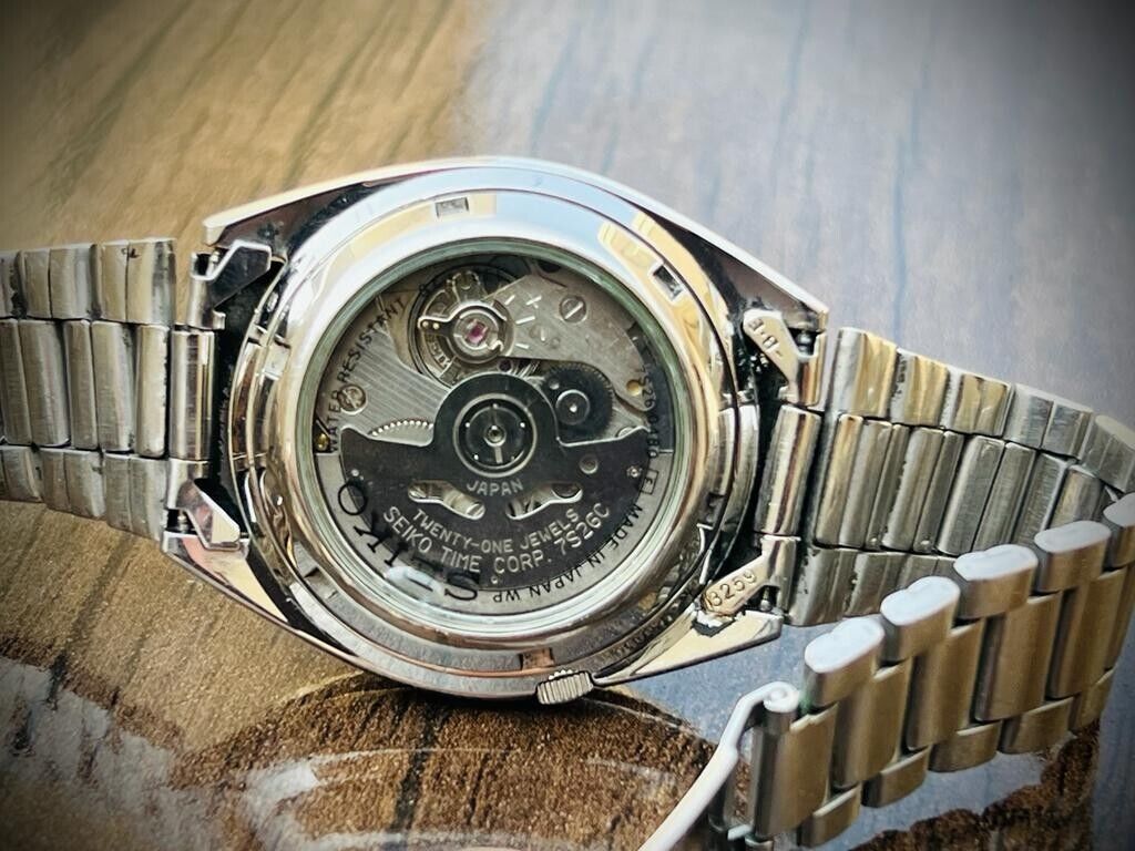 Seiko 5 Automatic 21 Jewels Black Dial, 7S26-0480 38mm Men’s Watch - Grab A Watch Co