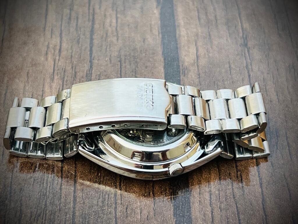 Seiko 5 Automatic 21 Jewels Black Dial, 7S26-0550 37mm Men’s Watch - Grab A Watch Co