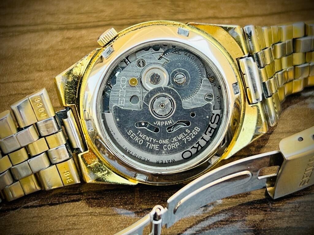 Seiko 5 Automatic 21 Jewels Black Dial 7S26 Japan 35mn Mens Watch - Grab A Watch Co