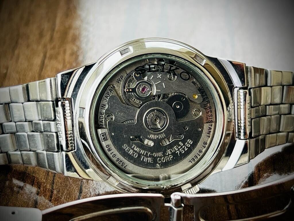 Seiko 5 Automatic 21 Jewels Blue Dial, 7S26-01R0 35mm Men’s Watch - Grab A Watch Co