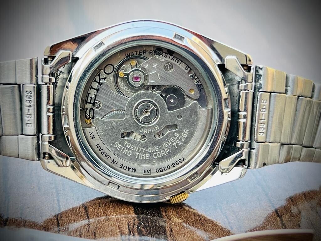 Seiko 5 Automatic 21 Jewels Blue Dial, 7S26 03B0, 36mm Gents Watch - Grab A Watch Co