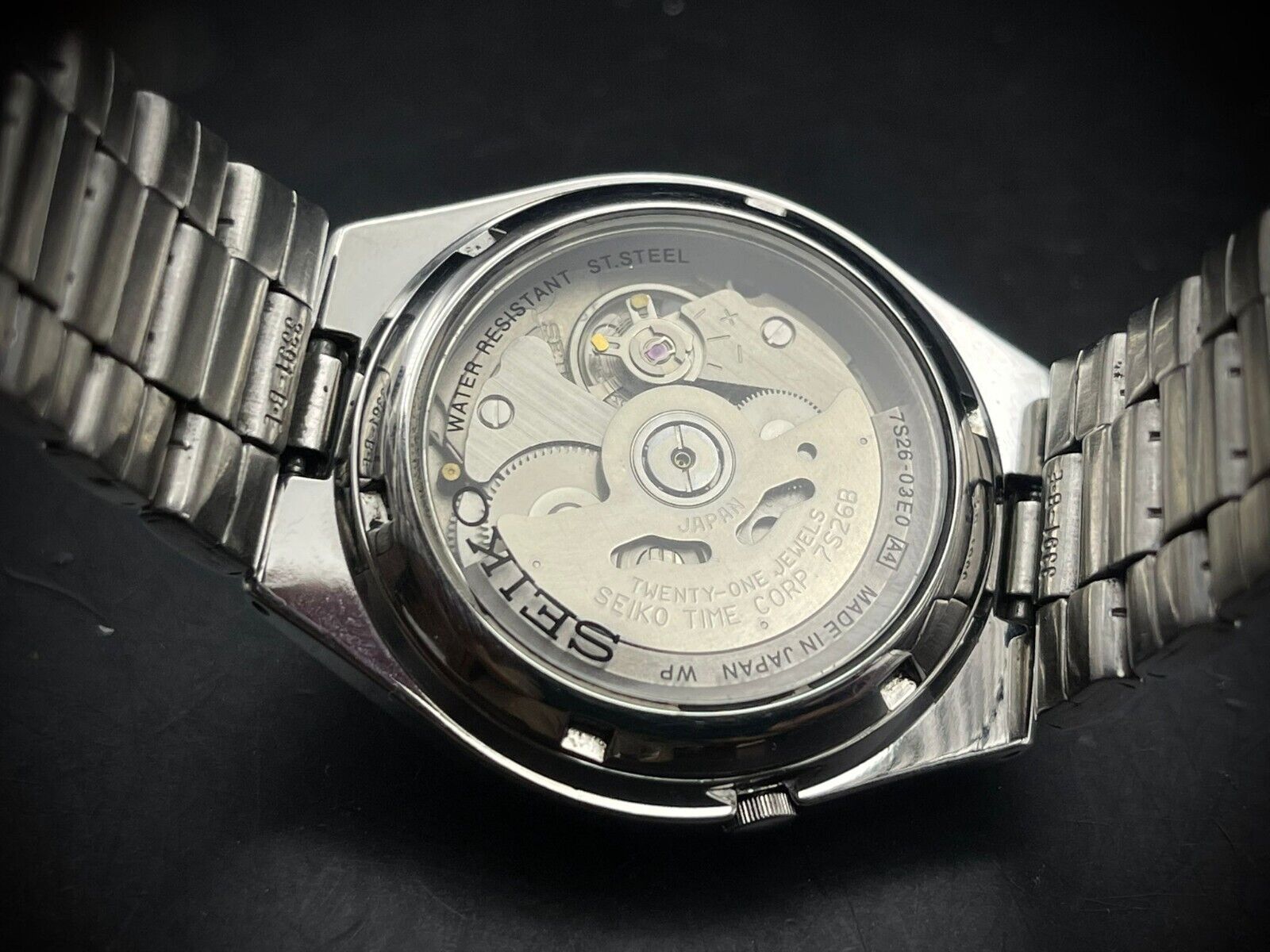 Seiko 5 Automatic 21 Jewels Blue Dial, 7S26 03E0, 36mm, Mens Watch - Grab A Watch Co