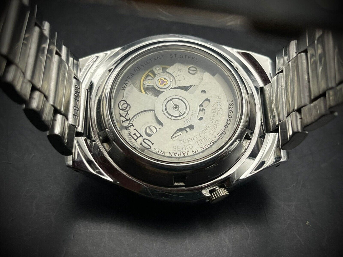 Seiko 5 Automatic 21 Jewels Blue Dial, 7S26 0520, 36mm Mens Watch - Grab A Watch Co