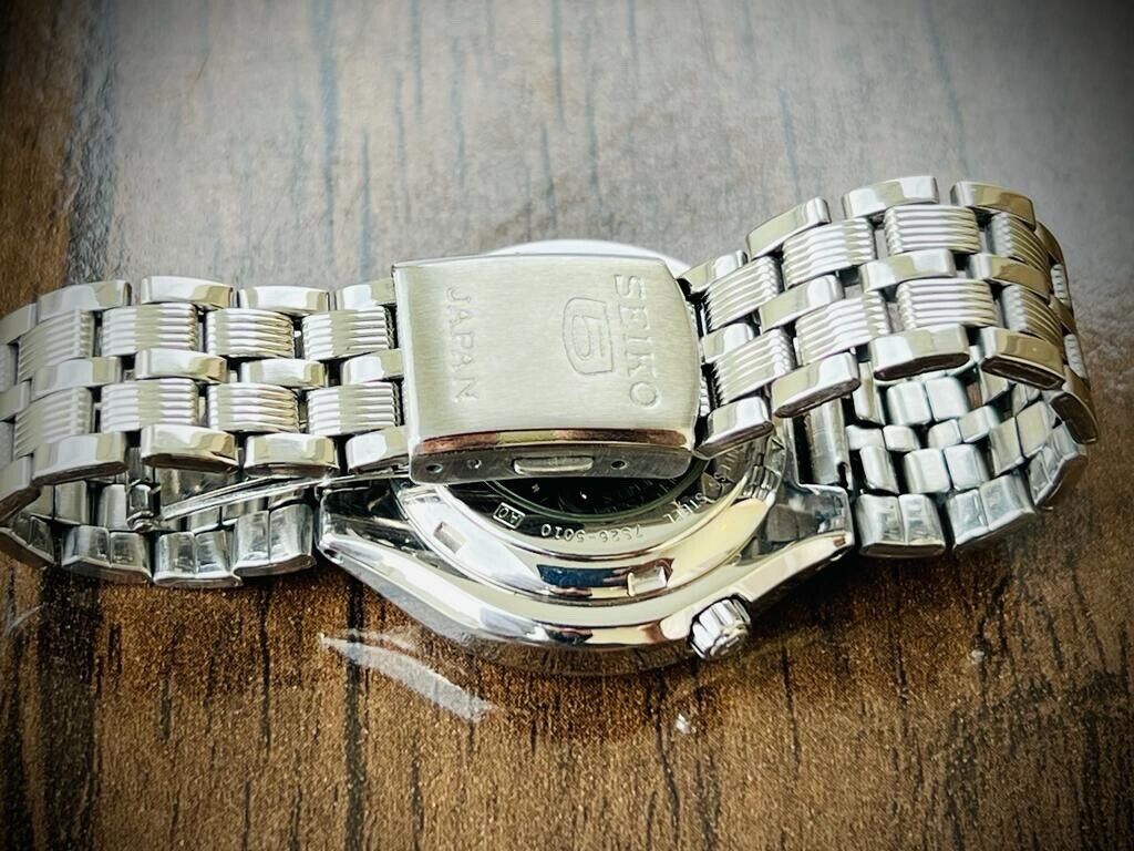 Seiko 5 Automatic 21 Jewels Blue Dial, 7S26-5010 Men’s Watch 38mm - Grab A Watch Co
