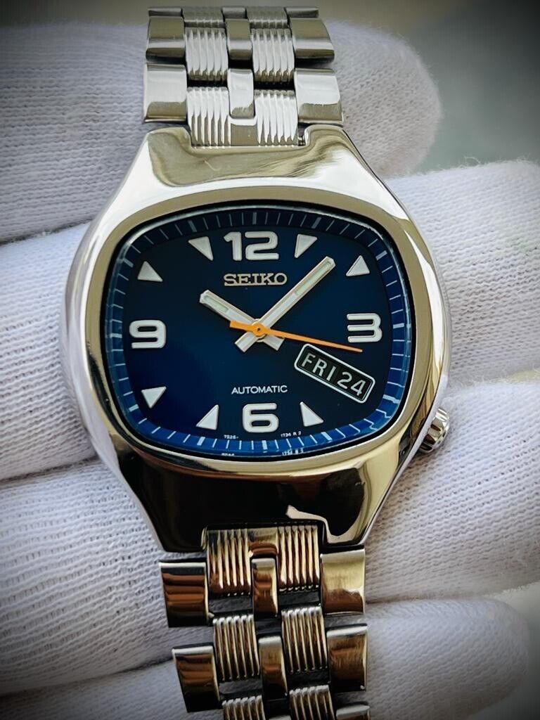 Seiko 5 Automatic 21 Jewels Blue Dial, 7S26-5010 Men’s Watch 38mm - Grab A Watch Co