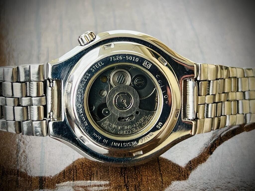 Seiko 5 Automatic 21 Jewels Blue Dial, 7S26-5010 Men’s Watch 38mm - Grab A Watch Co