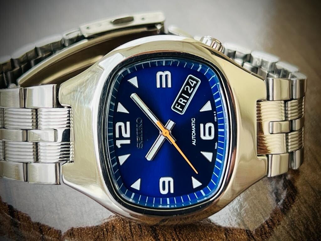 Seiko 5 Automatic 21 Jewels Blue Dial, 7S26-5010 Men’s Watch 38mm - Grab A Watch Co