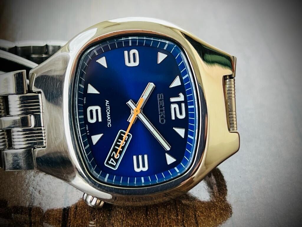 Seiko 5 Automatic 21 Jewels Blue Dial, 7S26-5010 Men’s Watch 38mm - Grab A Watch Co