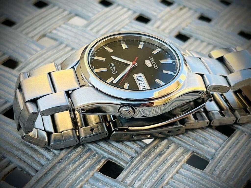 Seiko 5 Automatic 21 Jewels Brown Dial Ref:7S26-02F0, Japan 38mm - Grab A Watch Co