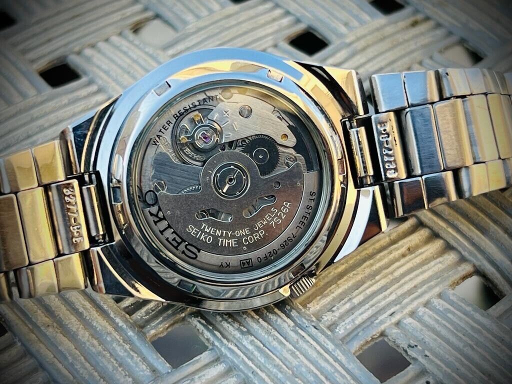 Seiko 5 Automatic 21 Jewels Brown Dial Ref:7S26-02F0, Japan 38mm - Grab A Watch Co