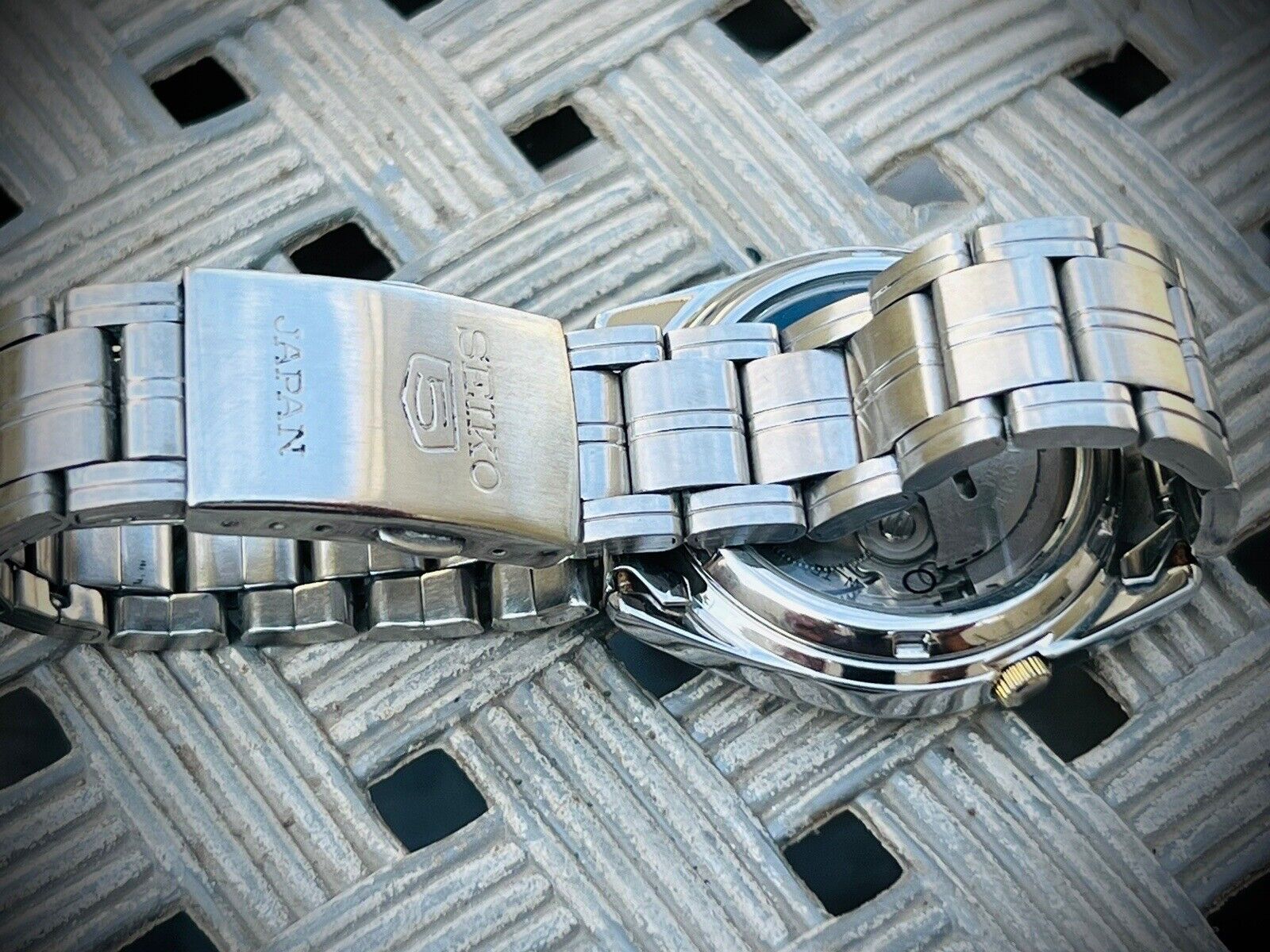 Seiko 5 Automatic 21 Jewels Dark Blue Dial Ref:7S26-03B0, Japan 36mm - Grab A Watch Co