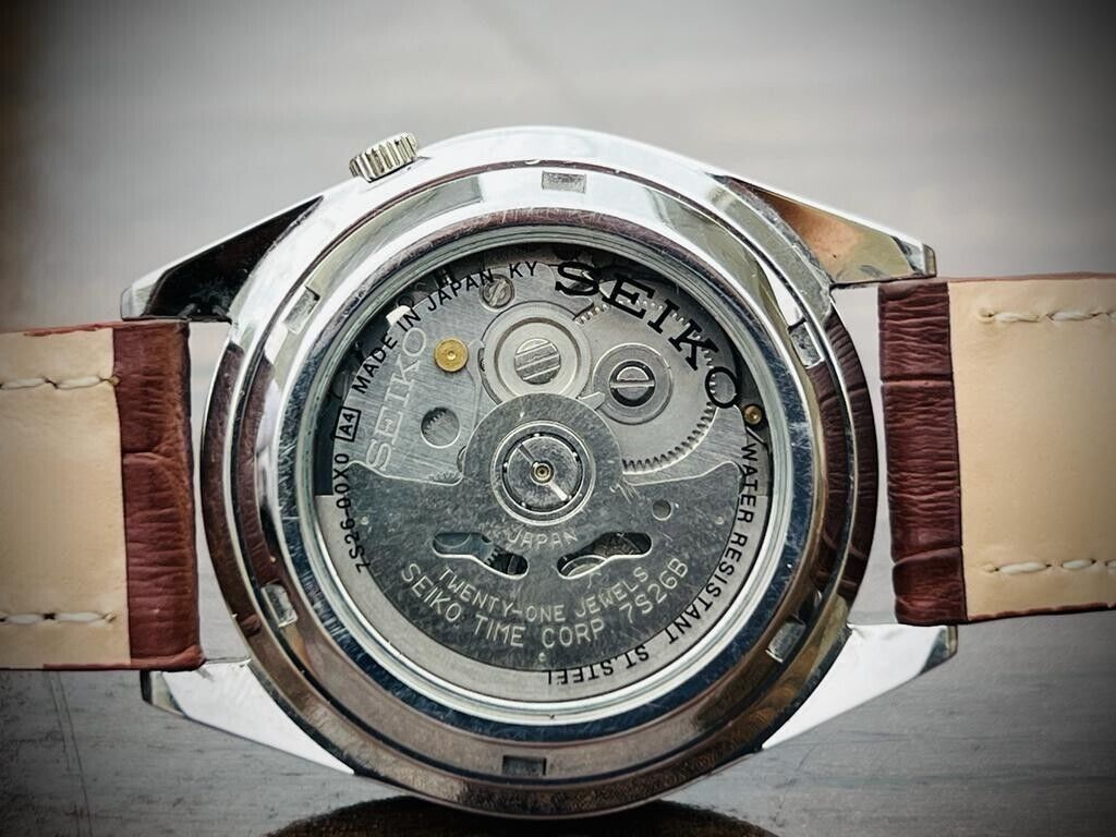 Seiko 5 Automatic 21 Jewels Gold Dial, 7S26-00X0 36mm Men’s Watch