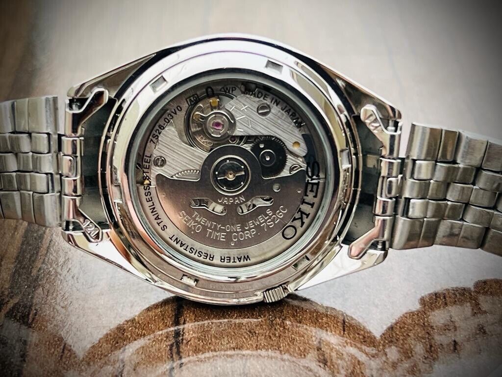 Seiko 5 Automatic 21 Jewels Gold Dial, 7S26-03V0 37mm Men’s Watch