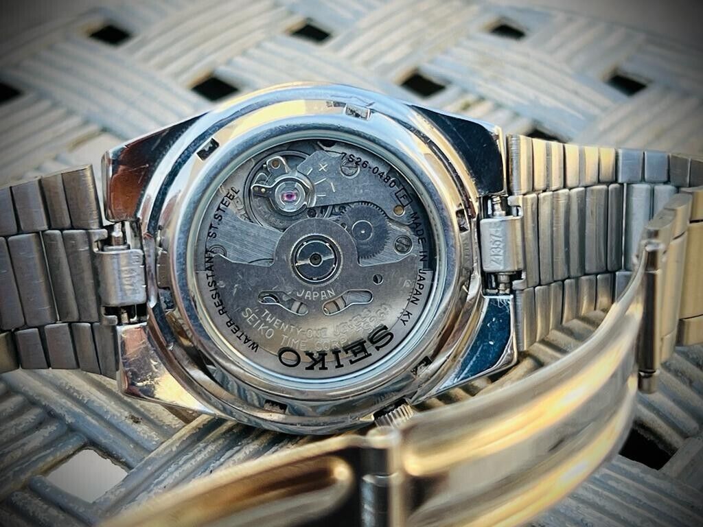 Seiko 5 Automatic 21 Jewels Green Radium Dial, 7S26-0480, 36mm Watch - Grab A Watch Co