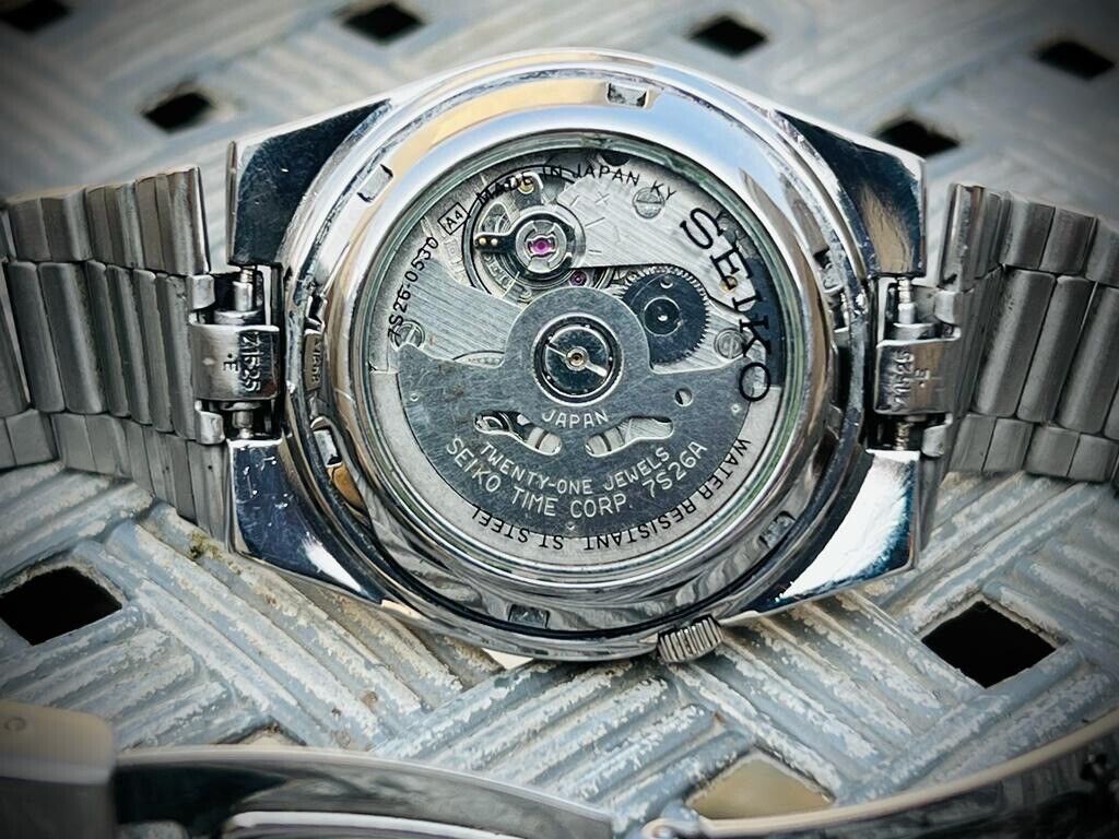 Seiko 5 Automatic 21 Jewels Green Radium Dial, 7S26 0530, 36mm Watch #318