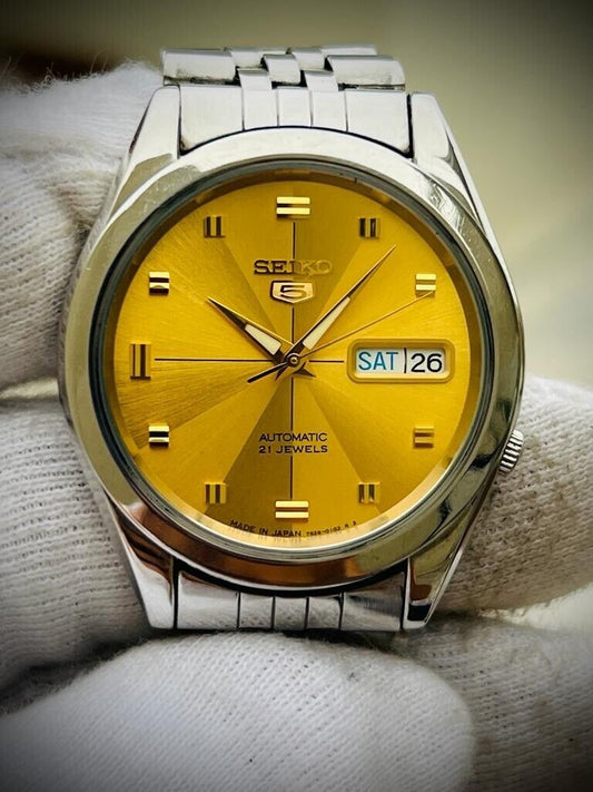 Seiko 5 Automatic 21 Jewels Jubilee, 7S26-00X0 37mm Men’s Watch