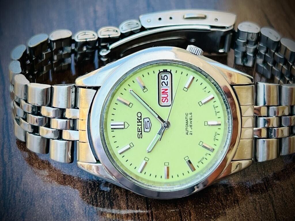 Seiko 5 Automatic 21 Jewels Radium Dial, 7S26-00X0 36mm Men’s Watch