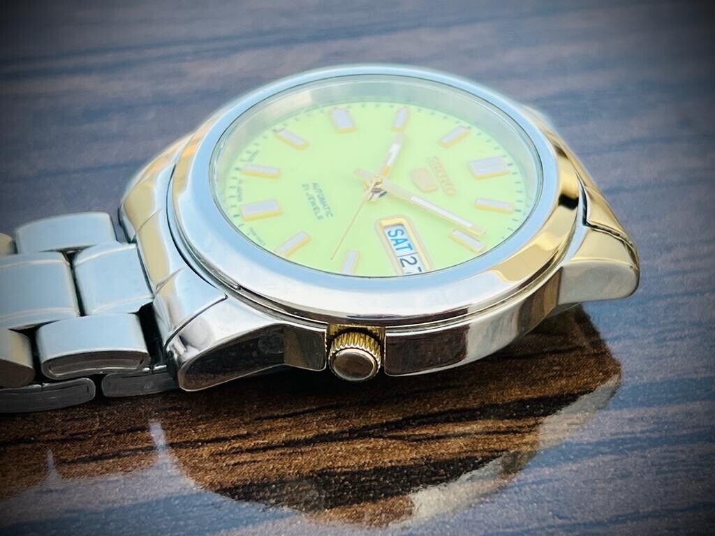 Seiko 5 Automatic 21 Jewels Radium Dial, 7S26-02W0 39mm Men’s Watch - Grab A Watch Co