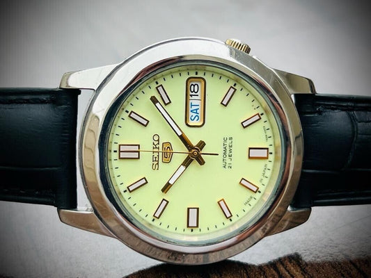Seiko 5 Automatic 21 Jewels Radium Dial 7S26-02W0 39mm Men’s Watch