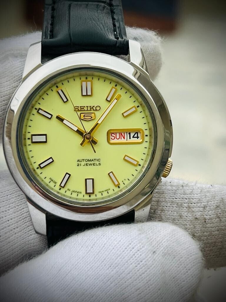 Seiko 5 Automatic 21 Jewels Radium Dial 7S26-02W0 39mm Men’s Watch