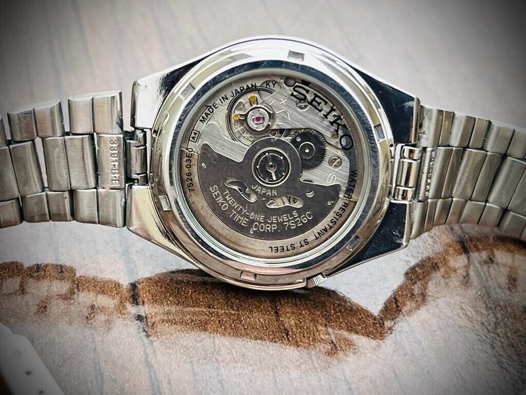 Seiko 5 Automatic 21 Jewels Radium Dial 7S26-03E0, Japan 36mm
