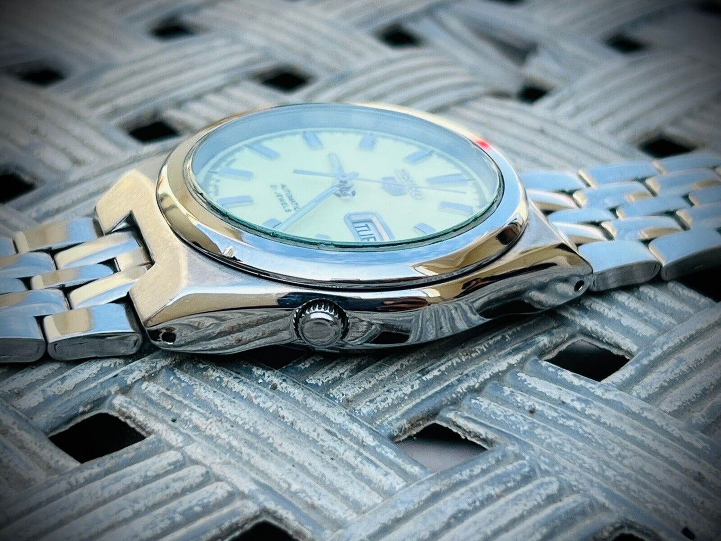 Seiko 5 Automatic 21 Jewels Radium Dial Ref:7S26-00B0, Japan 36mm