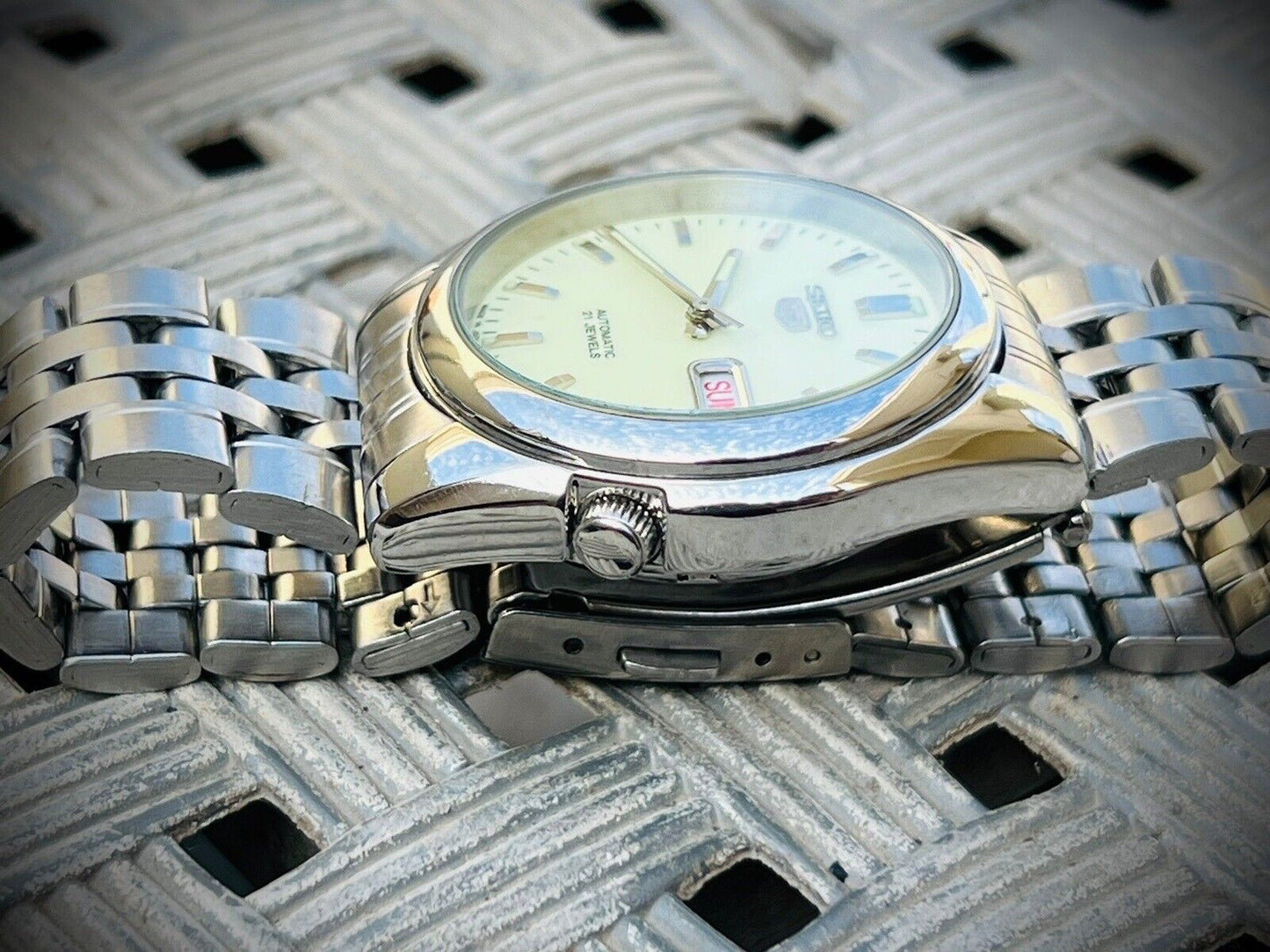 Seiko 5 Automatic 21 Jewels Radium Dial Ref:7S26-02H0, Japan 36mm #178